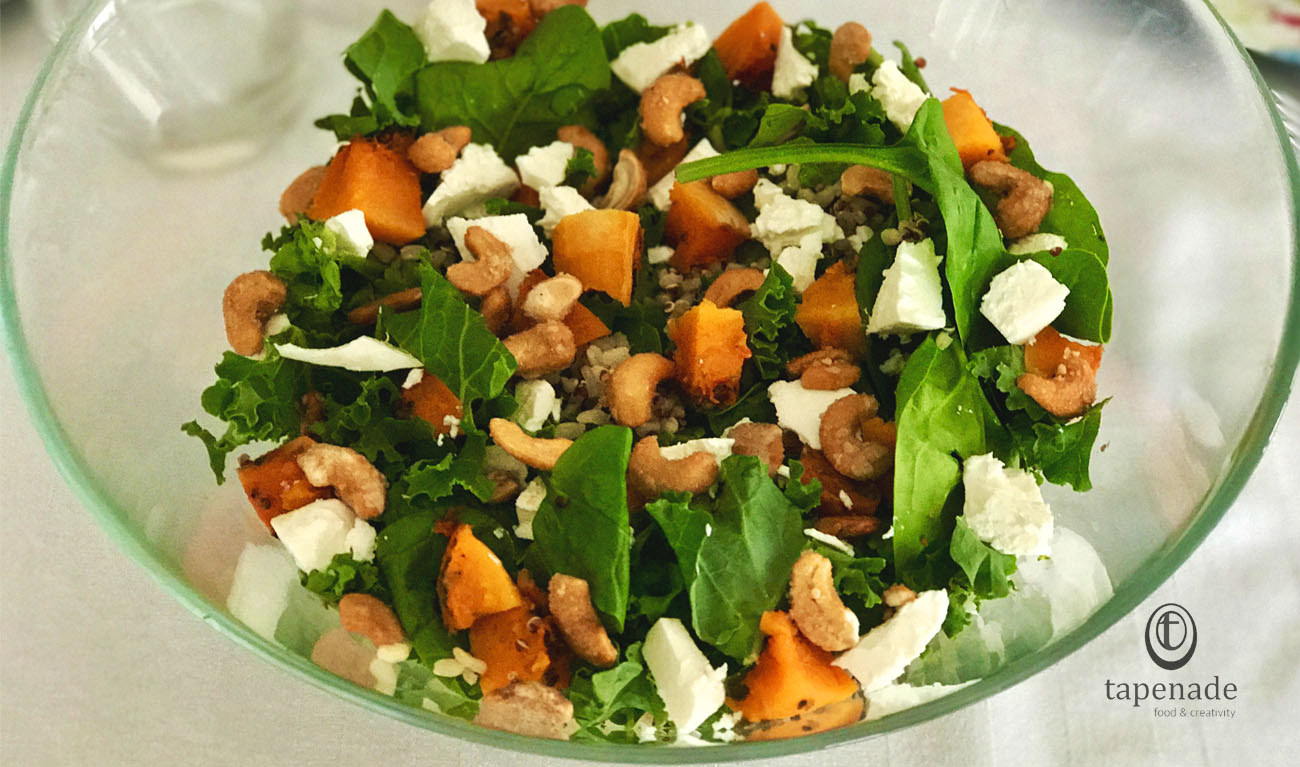 roasted butternut squash salad ingred